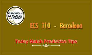 ECS T10 Barcelona Bash Today Cricket Match Prediction Tips