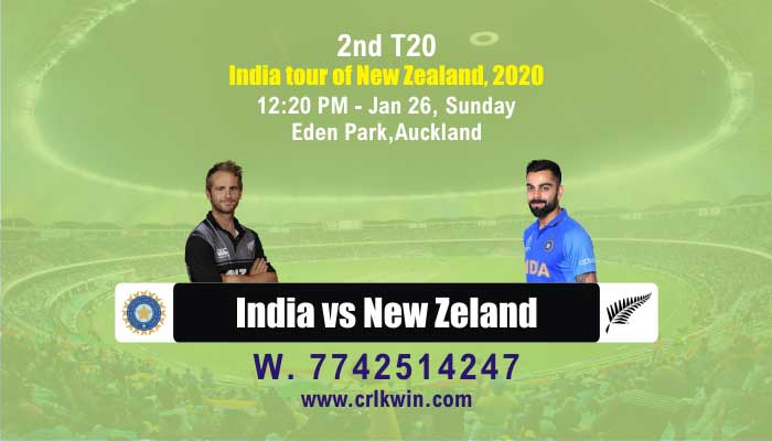 2nd t20 Ind vs NZ cricket win tips