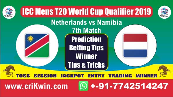 ICC T20 Qualifier Today Match Prediction NAM vs NED 7th T20 Match Who Will Win