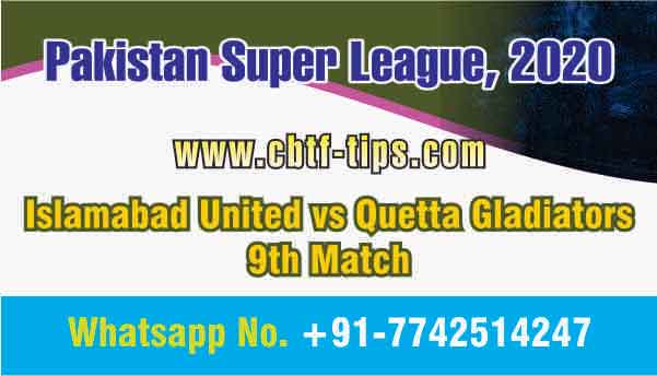 Today Match Prediction QUE vs ISL 9th PSL T20 100% Sure Win Tips