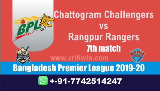BPL T20 Today Match Prediction RAN vs CCH 7th 100% Sure Win