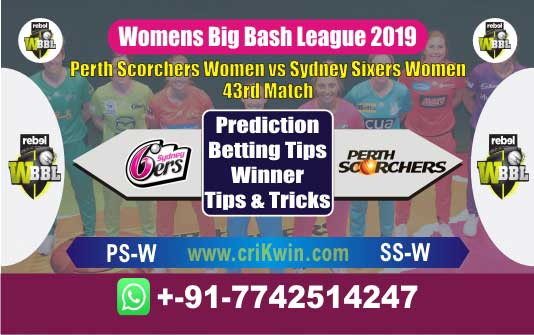 WBBL Today Match Prediction SS-W vs PS-W 43rd Match Who Will Win