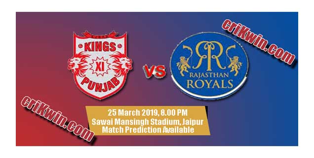 IPL 2019 KXIP vs RR 4th Match Prediction Tips Who Win Today