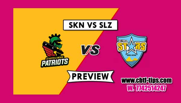 CPL 2019 Today Match Prediction Raja Babu Nevis Patriots vs Lucia Zouks 13th Match Who will win today SLZ vs SKNP