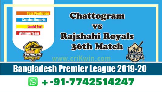 BPL 2020 Today Match Prediction CCH vs RAR 36th 100% Sure Win