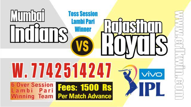 IPL 2019 RR vs MI 27th Match Prediction Tips Who Win Today