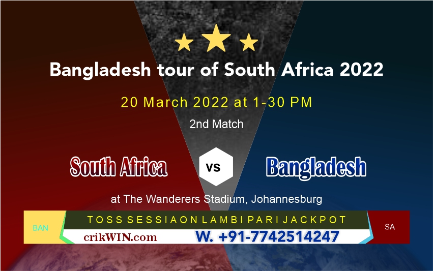 BAN vs RSA ODI 2nd Match 100% Sure Today Match Prediction Win Tips