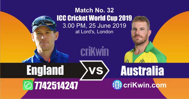 Aus vs Eng 32nd Match World Cup 2019 Winner Astrology Predict