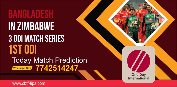 Today Match Prediction Zimbabwe vs Bangladesh 1st Match Who Will Win World no 1 cricket tipper telegram? Criclines prediction