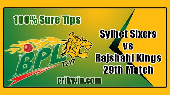 SYL vs RK Today Match Reports BPL 2019 29th 100% Sure Match Prediction