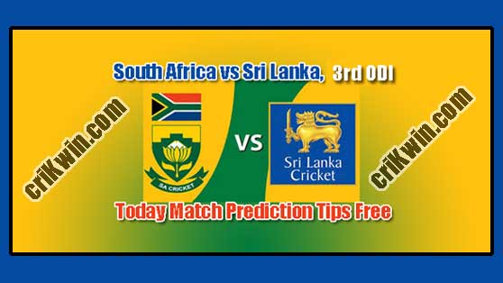South Africa vs Sri Lanka 3rd ODI 2019 Today Match Prediction