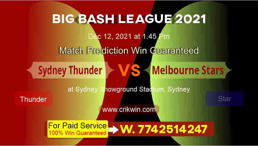 Thunder vs Star 10th Today Match Prediction Who will win