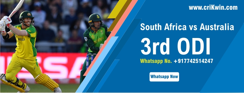 100% Sure Today Match Prediction SA vs Aus 3rd International ODI Tips