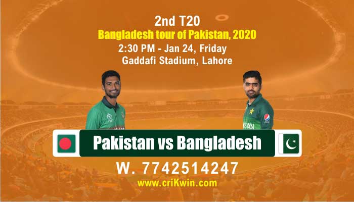BAN vs PAK cricket win tips 2nd T20