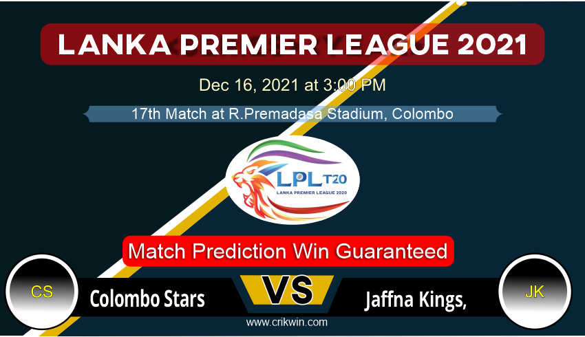 CS vs JK LPL T20 17th Today Match Prediction Who will win