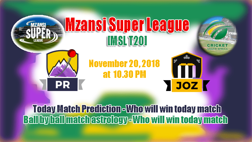 MSL 2018 Who Win Today Jozi Stars vs Paarl Rocks 5th Match
