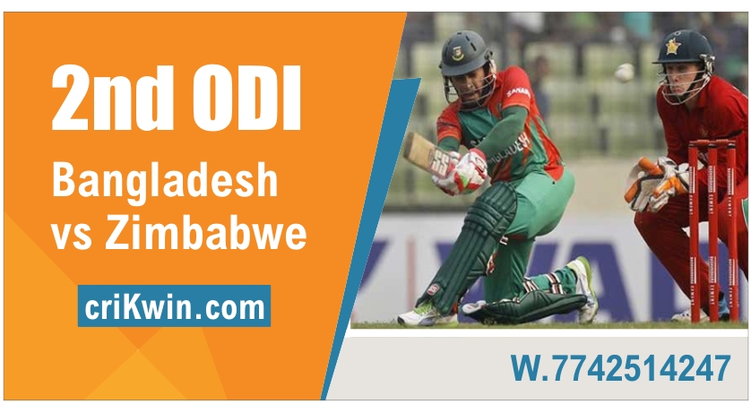 100% Sure Today Match Prediction Zim vs Ban 2nd International ODI WIN
