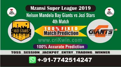 MSL 2019 Today Match Prediction JOZ vs NMG 4th Match Who Will Win