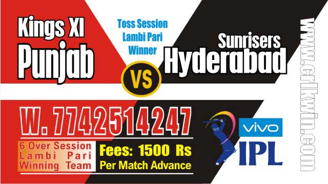 IPL 2019 SRH vs KXIP 22nd Match Prediction Tips Who Win Today