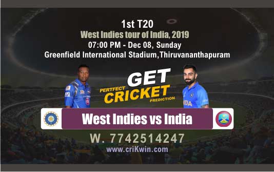 Today Match Prediction WI vs Ind 2nd T20 Who Will Win today 100% Sure