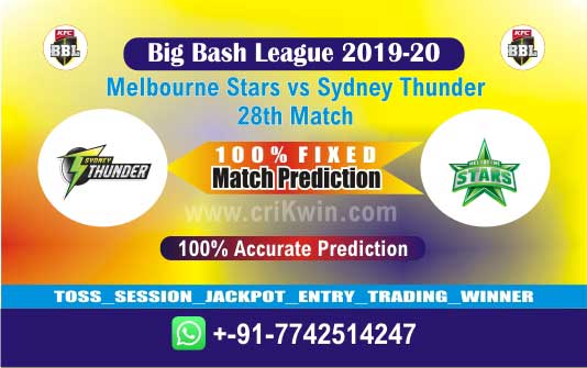 BBL T20 Today Match Prediction SYT vs MLS 28th 100% Sure Win Tips