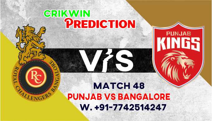 IPL 2021 RCB vs PBKS 48th Match 100% Sure Today Match Prediction