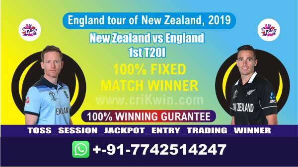 Today Match Prediction NZ vs Eng 1st T20I Match Who Will Win Jackpot