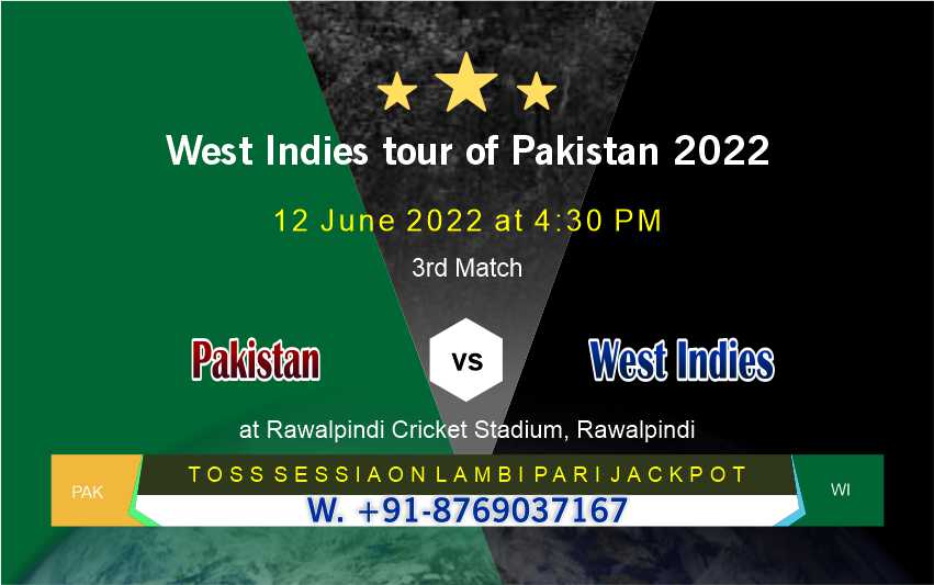 Pakistan vs West Indies 3rd ODI 100% sure match prediction Who will win today cricket prediction sites Get True Astrolgy Winner Reports