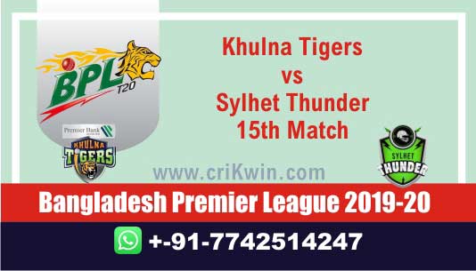BPL 2019-20 Today Match Prediction SYL vs KHT 15th 100% Sure Win