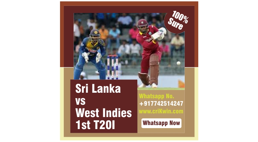 100% Sure Today Match Prediction SL vs WI Kala 1st International T20