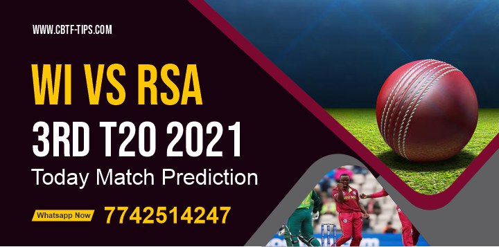 WI vs SA Dream11 Team Prediction, Fantasy Cricket Tips & Playing 11 Updates for Today's South Africa tour of West Indies T20 2021 - 29 Jun 2021, 11:30 PM