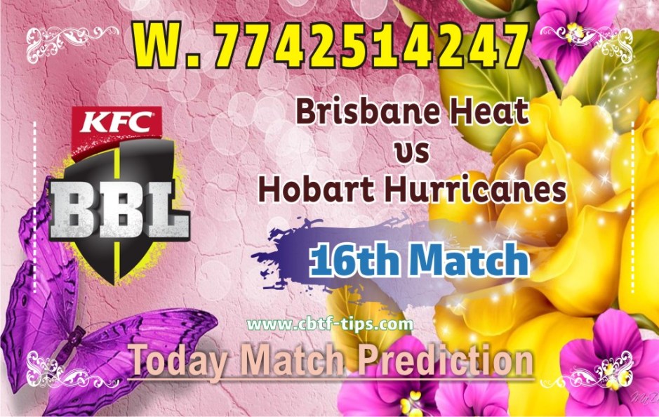 100% Sure Today Match Prediction BRH vs HBH BBL T20 Win Tips