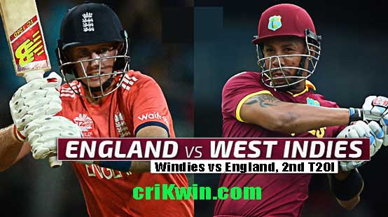 WI vs ENG 2nd T20 Today Match Prediction - Who will win Today 100