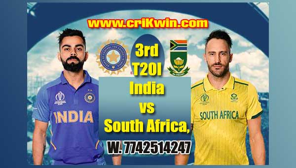 3rd T20 Today Match Prediction Raja Babu RSA vs Ind Cricket Prediction Match Who will win today IND vs SA