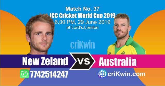 NZ vs Aus 37th Match World Cup 2019 Winner Astrology Predict