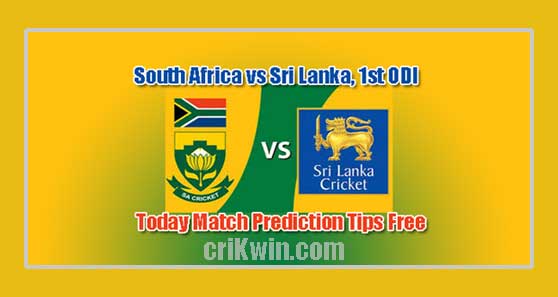 RSA vs SL 1st ODi Match Prediction