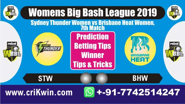 WBBL 2019 100% Sure Today Match Prediction BRHW vs SYTW 7th Match Cricket True Astrology Winner Tips Toss Reports BHW vs STW Who will win today