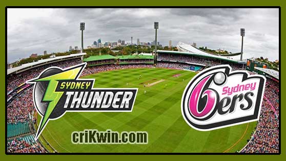 SYS vs SYT Match Reports BBL T20 49th 100% Sure Match Prediction