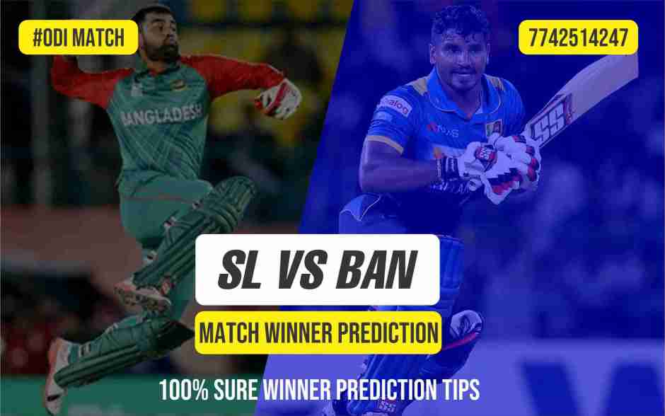 Today Match Prediction Sri Lanka vs Bangladesh 1st ODI Match Who Will Win 100% Sure? Sl vs Ban Sri Lanka tour of Bangladesh, cricline prediction