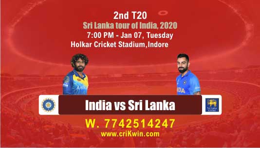 Sure Shot Today Match Prediction Ind vs SL 2nd T20 100% Sure Win