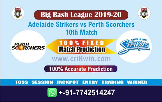 BBL T20 2020 Today Match Prediction SCO vs STR 10th 100% Sure Win