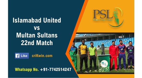 100% Sure Today Match Prediction ISL vs MUL 22nd PSL T20 Win Tips
