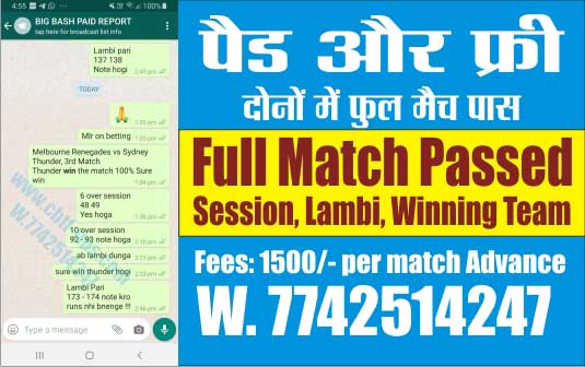 Last BBl T20 Match Screenshot