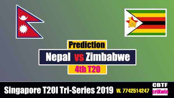 Tri Series Today Match Prediction Raja Babu Zim vs Nep 4th Match cricket match prediction ZIM vs NEP