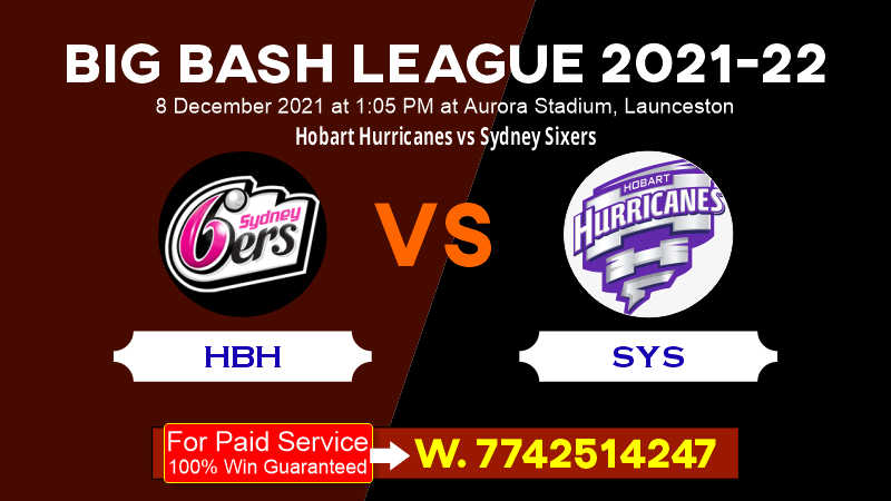 SYS vs HBH BBL T20 4th Match 100% Sure Today Match Prediction Tips