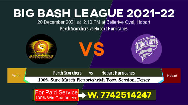 HOB vs PRS BBL T20 15th Match 100% Sure Today Match Prediction Tips
