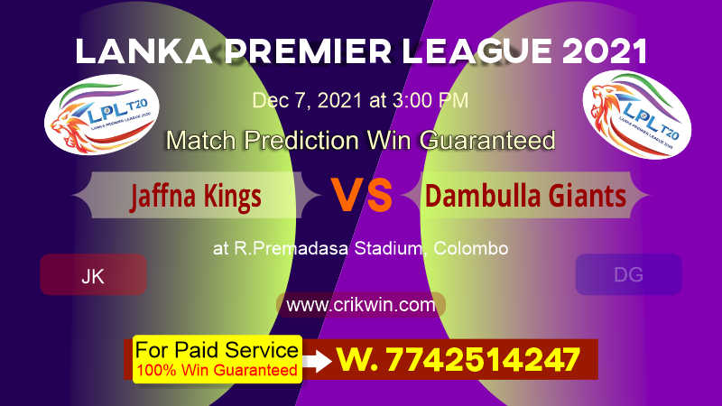 JK vs DG 4th LPL T20 Cricket Match Prediction 100% Sure astrology by Expert Predictor Lanka Premier League Dambulla Giants vs Jaffna Kings