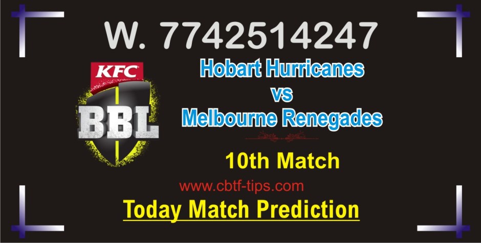 100% Sure Today Match Prediction HBH vs MLR BBL T20 Win Tips