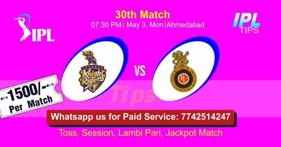 Today Match Prediction BLR vs KOL 30th Match Who Will Win IPL T20 100% Sure? Kolkatta vs Bangalore Indian Premier League Predictions
