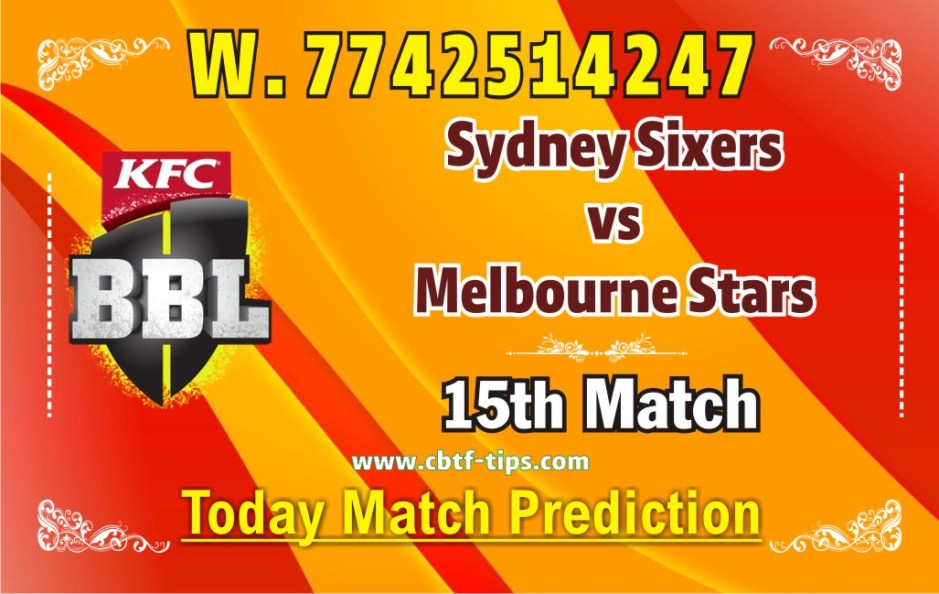 100% Sure Today Match Prediction SYS vs MLS BBL T20 Win Tips